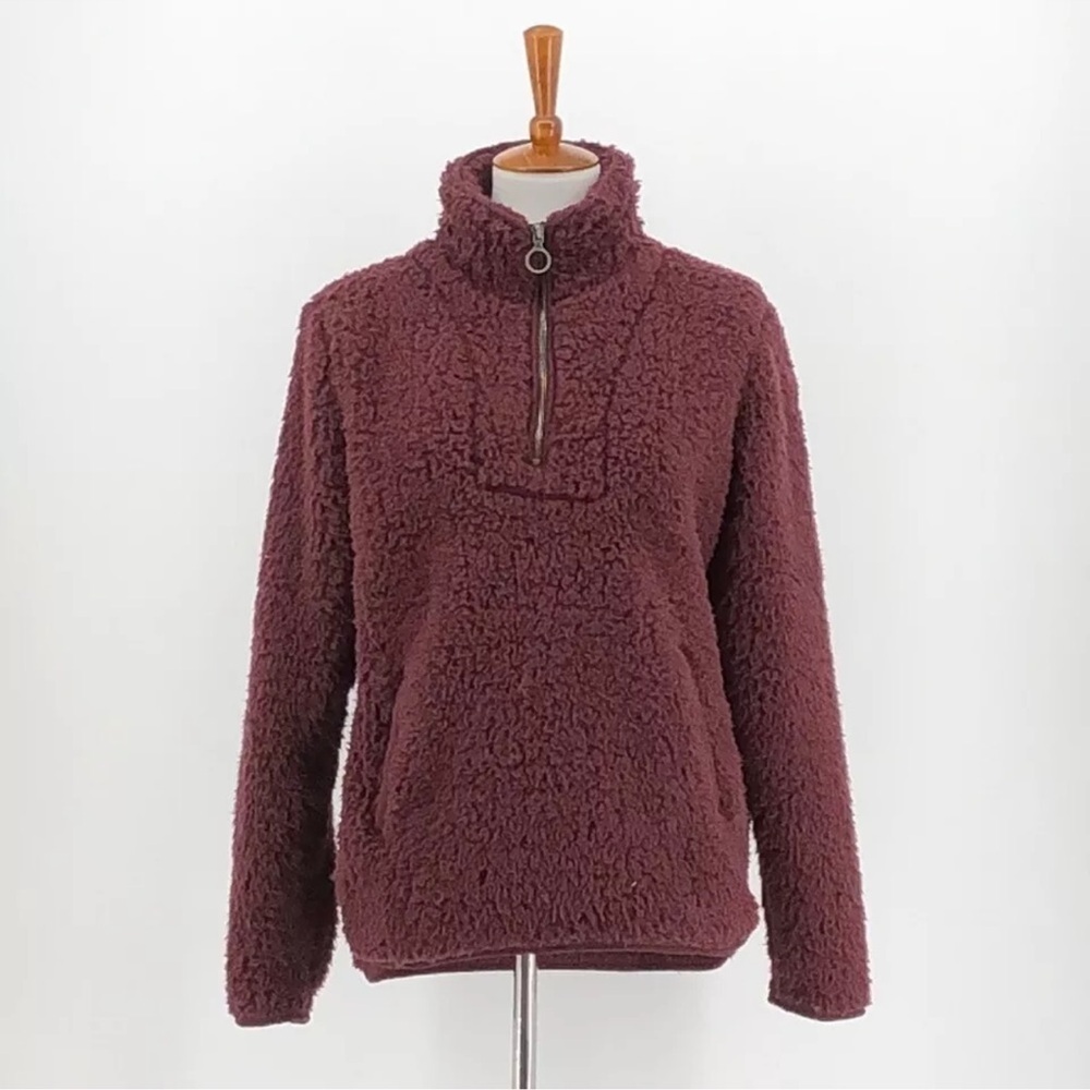 NWOT Thread & Supply Sherpa quarter Zip Size Small